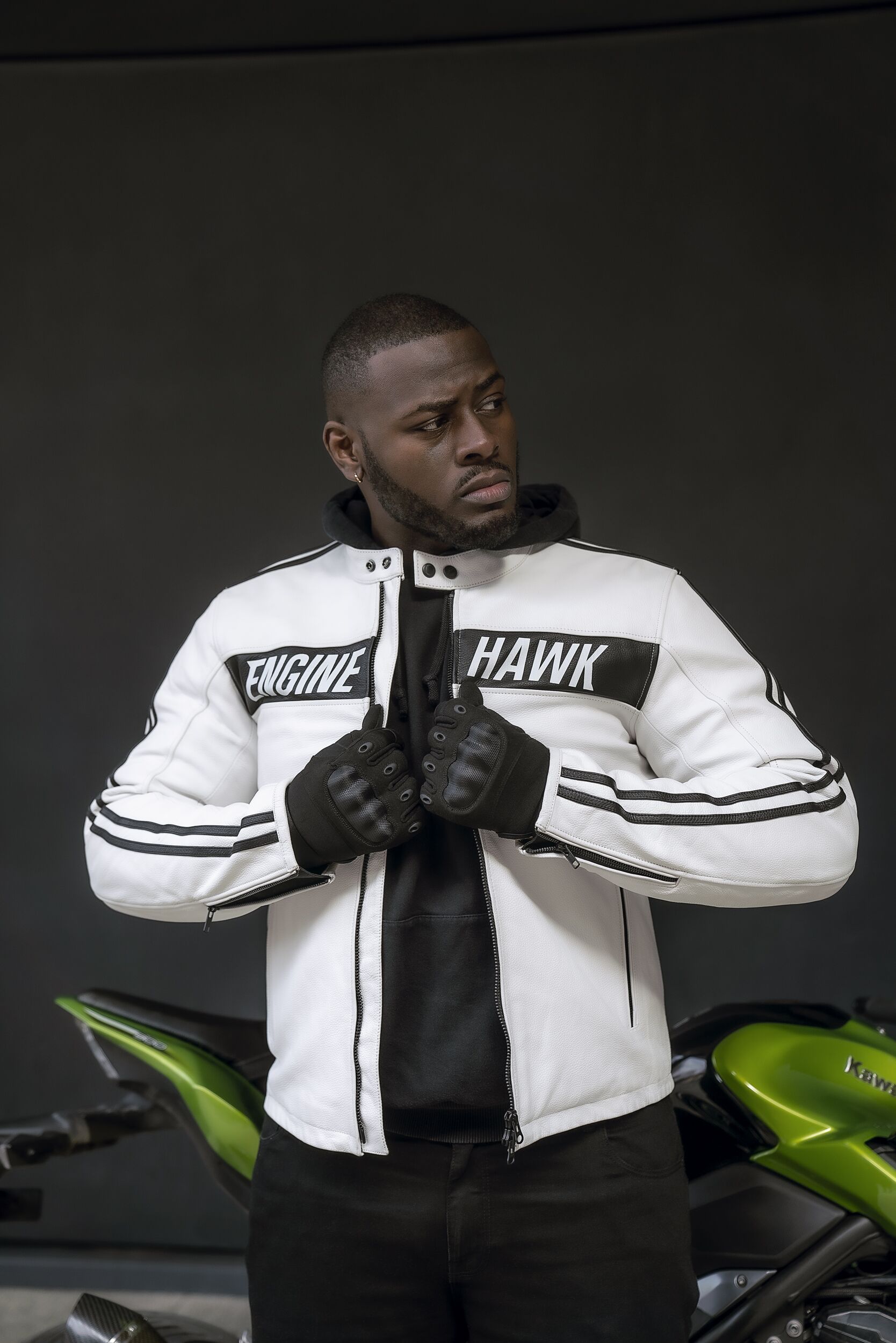 Engine hawk motorcycle jacket on sale